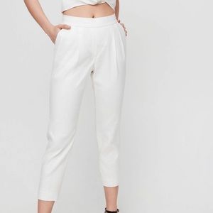 Aritzia Babaton Lilac Cohen Linen Pant